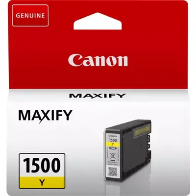 Canon PGI-1500 Geel – Canon PGI-1500 (PGI-1500Y) – Inktcartridge Geel Origineel – ShopyInk België