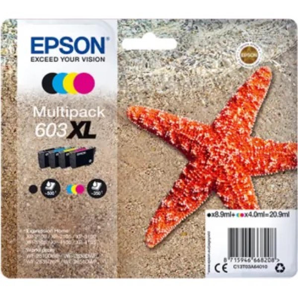 Epson 603 Pack – Epson 603 XL (C13T03A64010) – Inktcartridge Pack Origineel – ShopyInk België