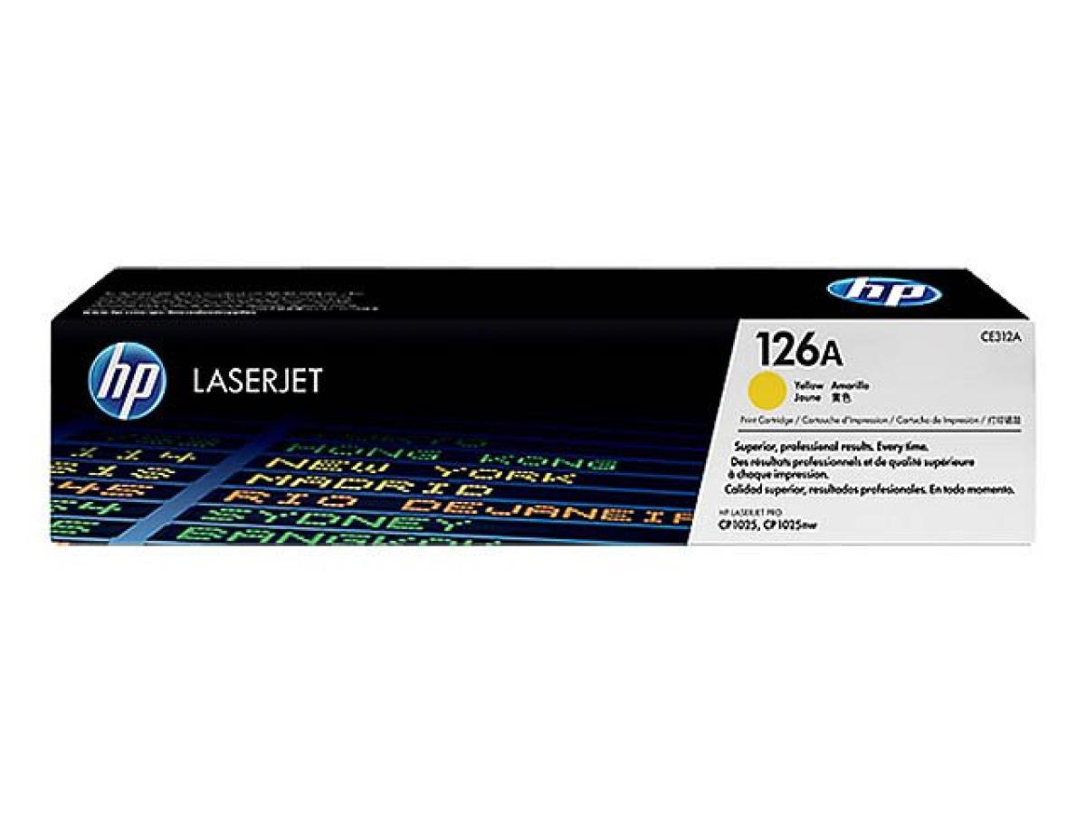 Hp 126 Geel – HP 126A (CE312A) – Toner Geel Origineel – ShopyInk België