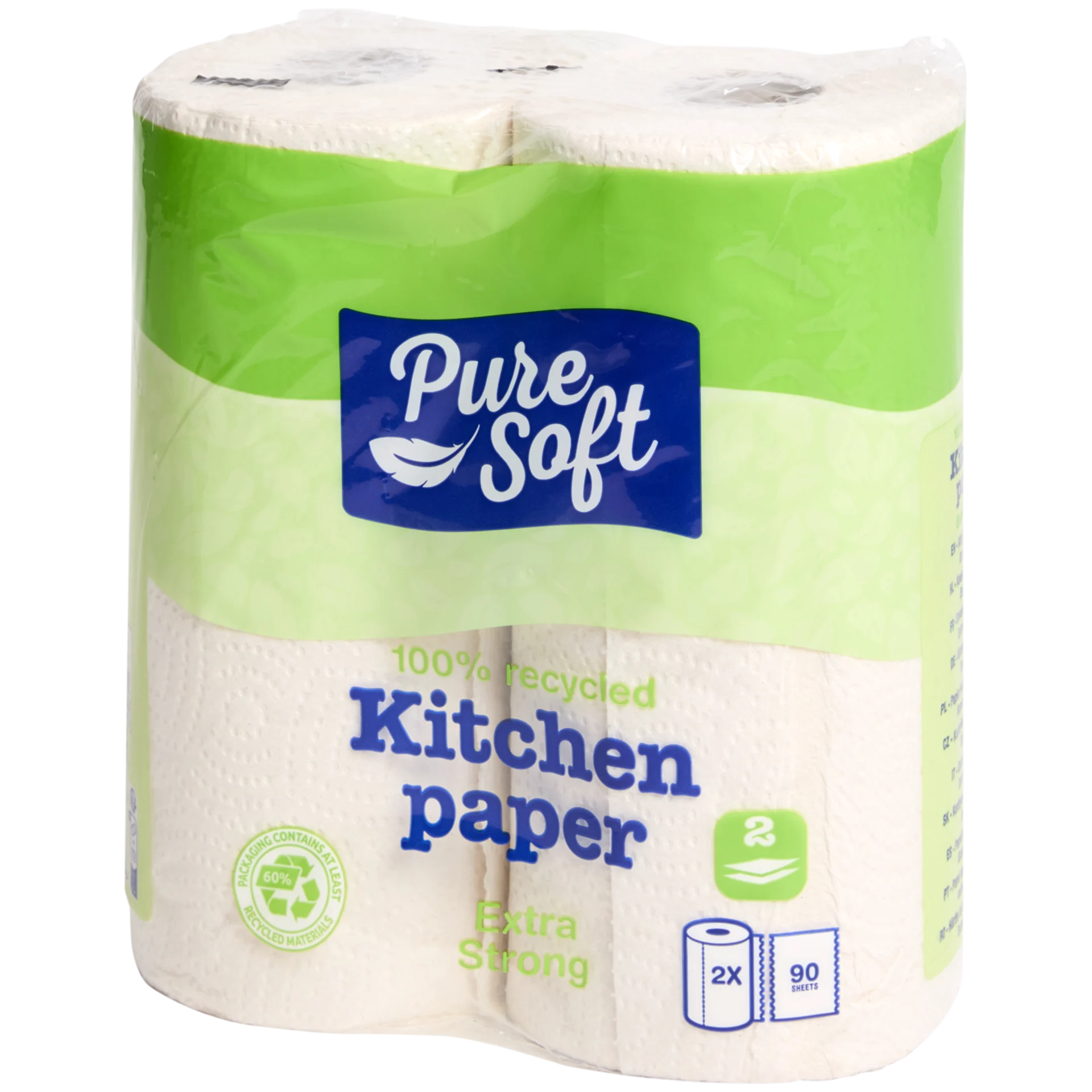 ShopyInk Keukenrol Pure Soft – 2 rouleaux