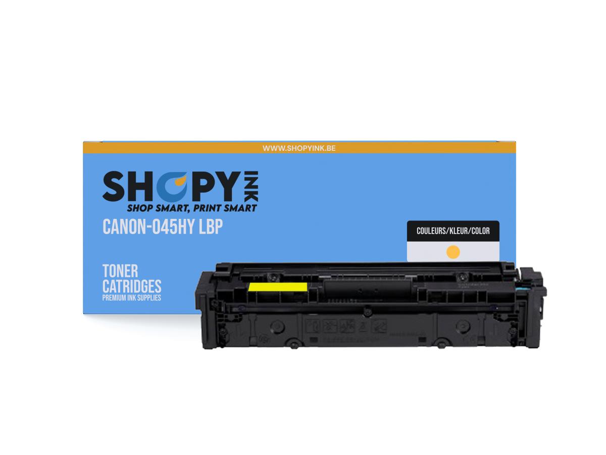 Canon 045 Geel – Canon 045 (045H Y) – Toner Geel Compatibel – ShopyInk België
