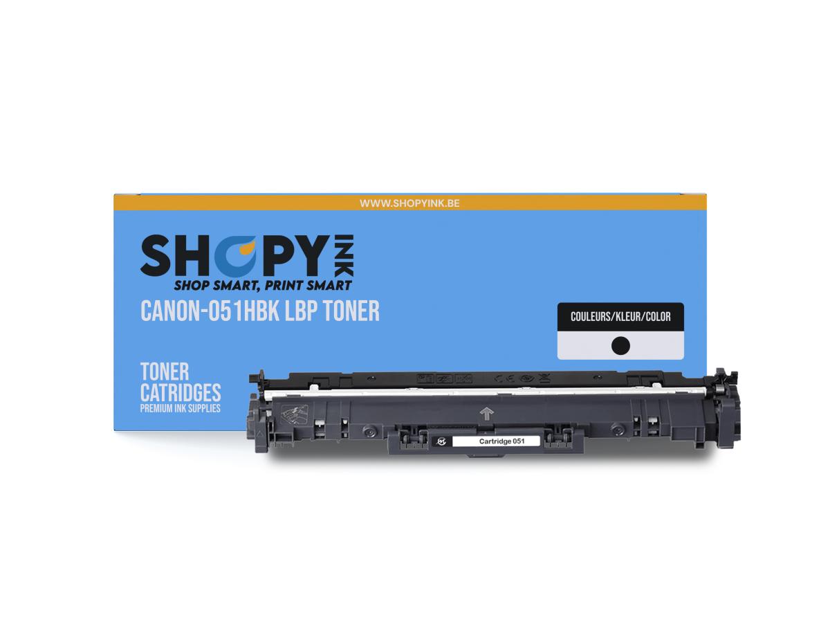 Canon 051 Zwart – Canon 051 (051H) – Toner Zwart Compatibel – ShopyInk België
