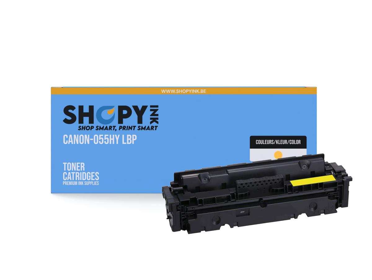 Canon 055 Geel – Canon 055 (055H Y) – Toner Geel Compatibel – ShopyInk België