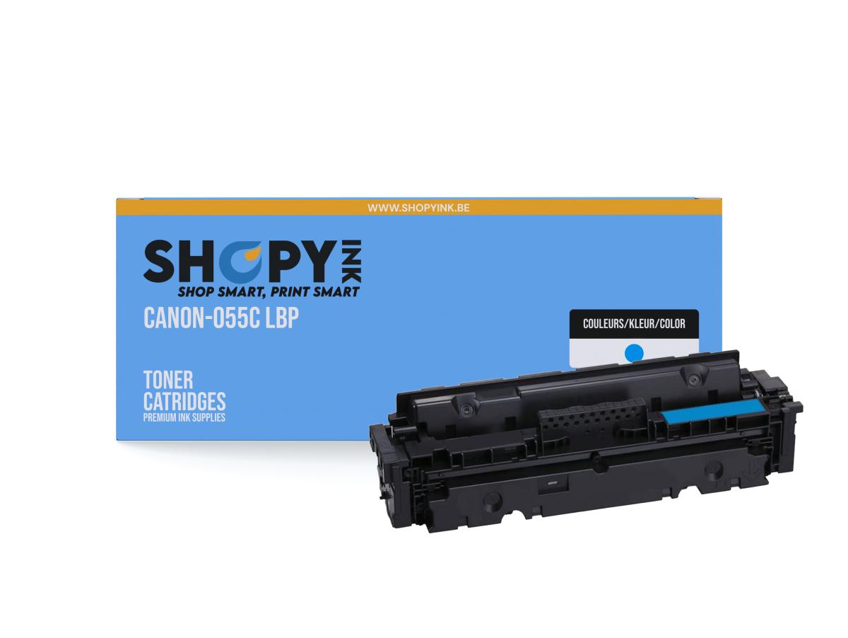 Canon 055 Cyaan – Canon 055 (055 C) – Toner Cyaan Compatibel – ShopyInk België