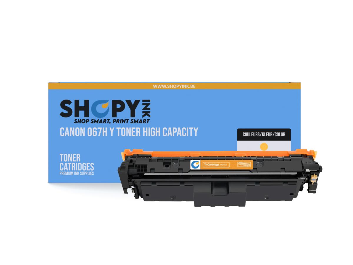 Canon 067 Geel – Canon 067 (067H Y) – Toner Geel Compatibel – ShopyInk België