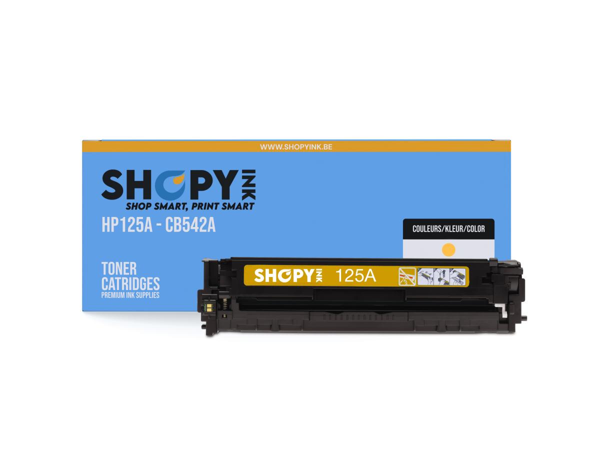 Hp 125 Geel – HP 125A (CB542A) – Toner Geel Compatibel – ShopyInk België