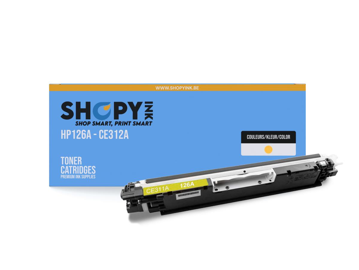 Hp 126 Geel – HP 126A (CE312A) – Toner Geel Compatibel – ShopyInk België
