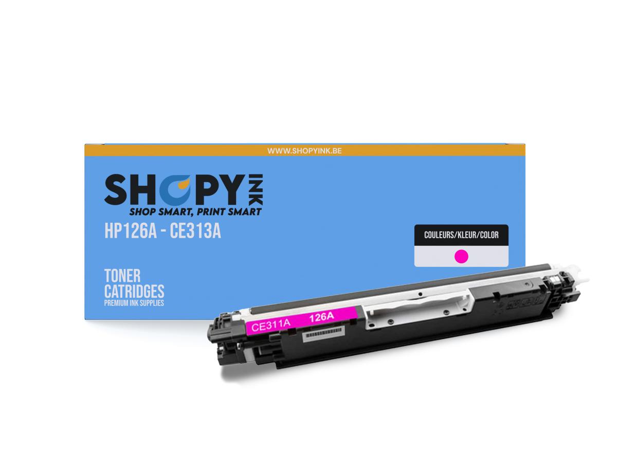 Hp 126 Magenta – HP 126A (CE313A) – Toner Magenta Compatibel – ShopyInk België