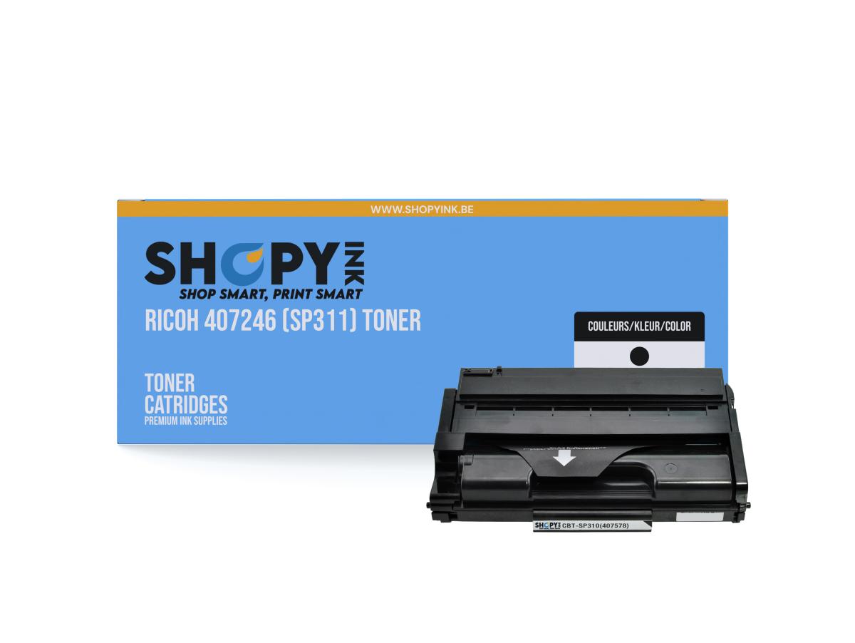Ricoh 311 Zwart – Ricoh 311 (407246) – Toner Zwart Compatibel – ShopyInk België
