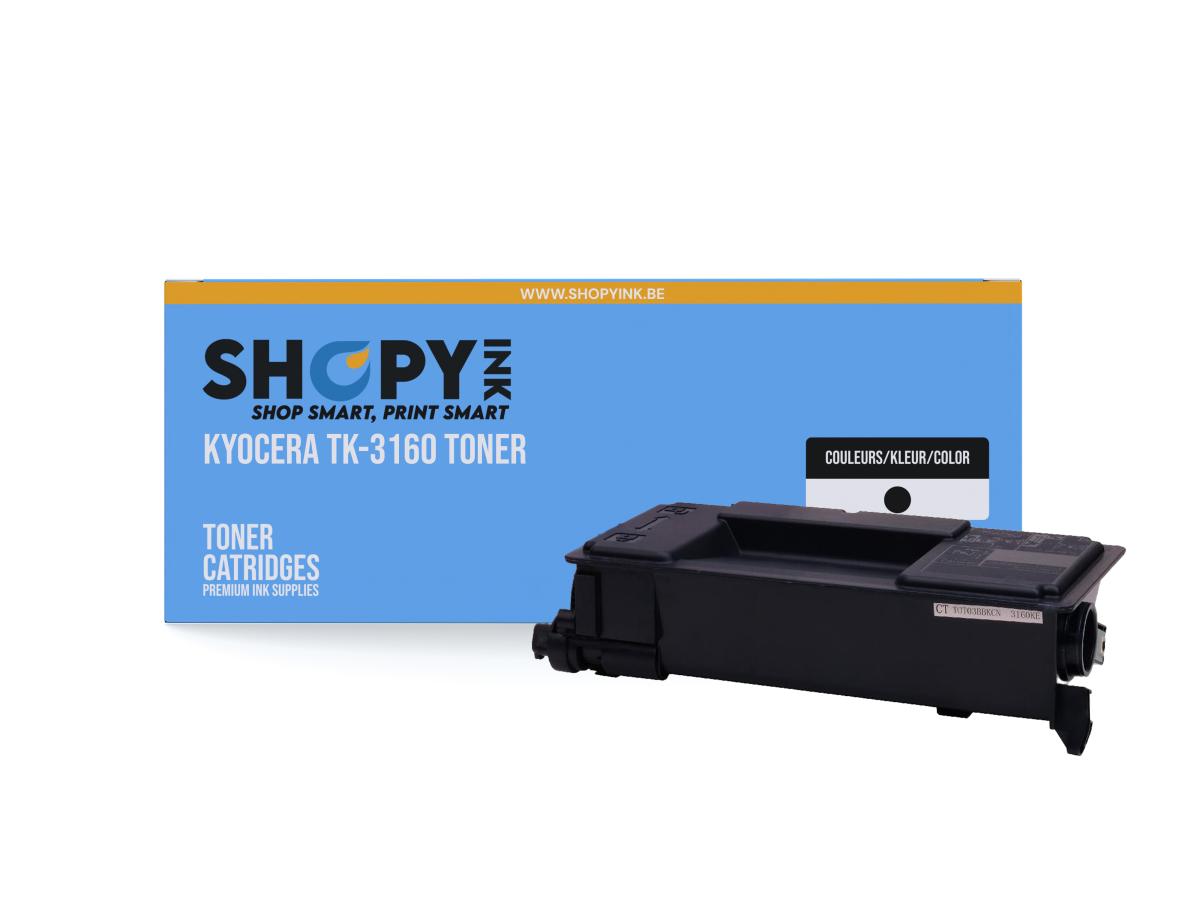 Kyocera 3160 Zwart – Kyocera 3160 (TK-3160) – Toner Zwart Compatibel – ShopyInk België