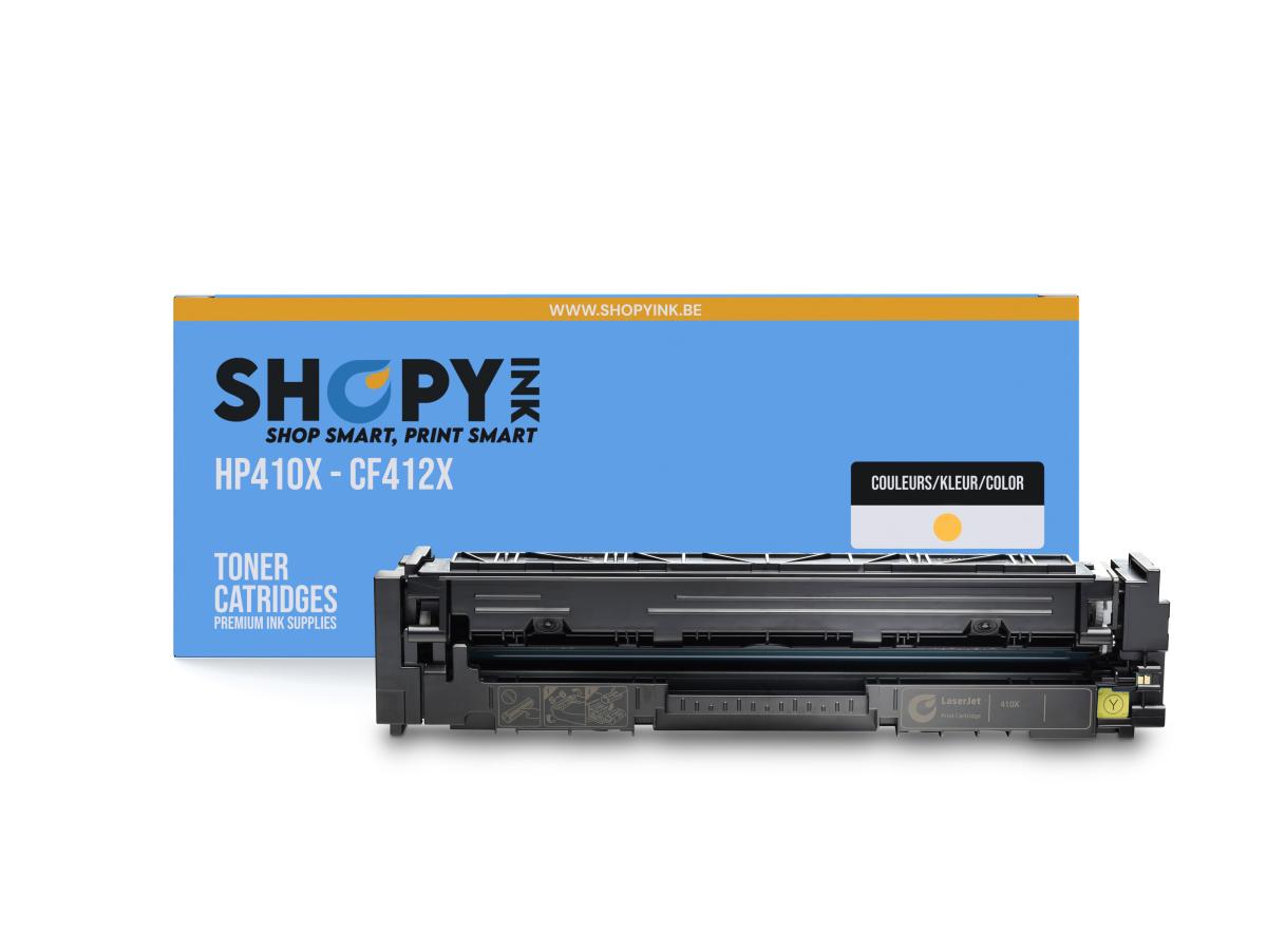 Hp 410 Geel – HP 410X (CF412X) – Toner Geel Compatibel – ShopyInk België