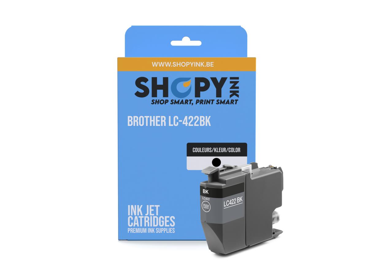 Brother 422 Zwart – Brother 422 (LC-422BK) – Inktcartridge Zwart Compatibel – ShopyInk België