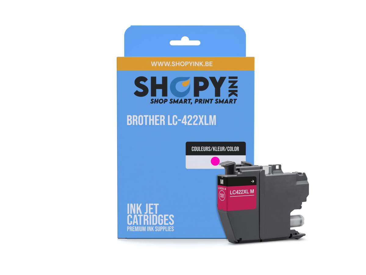 Brother 422 Magenta – Brother 422 (LC-422XLM) – Inktcartridge Magenta Compatibel – ShopyInk België