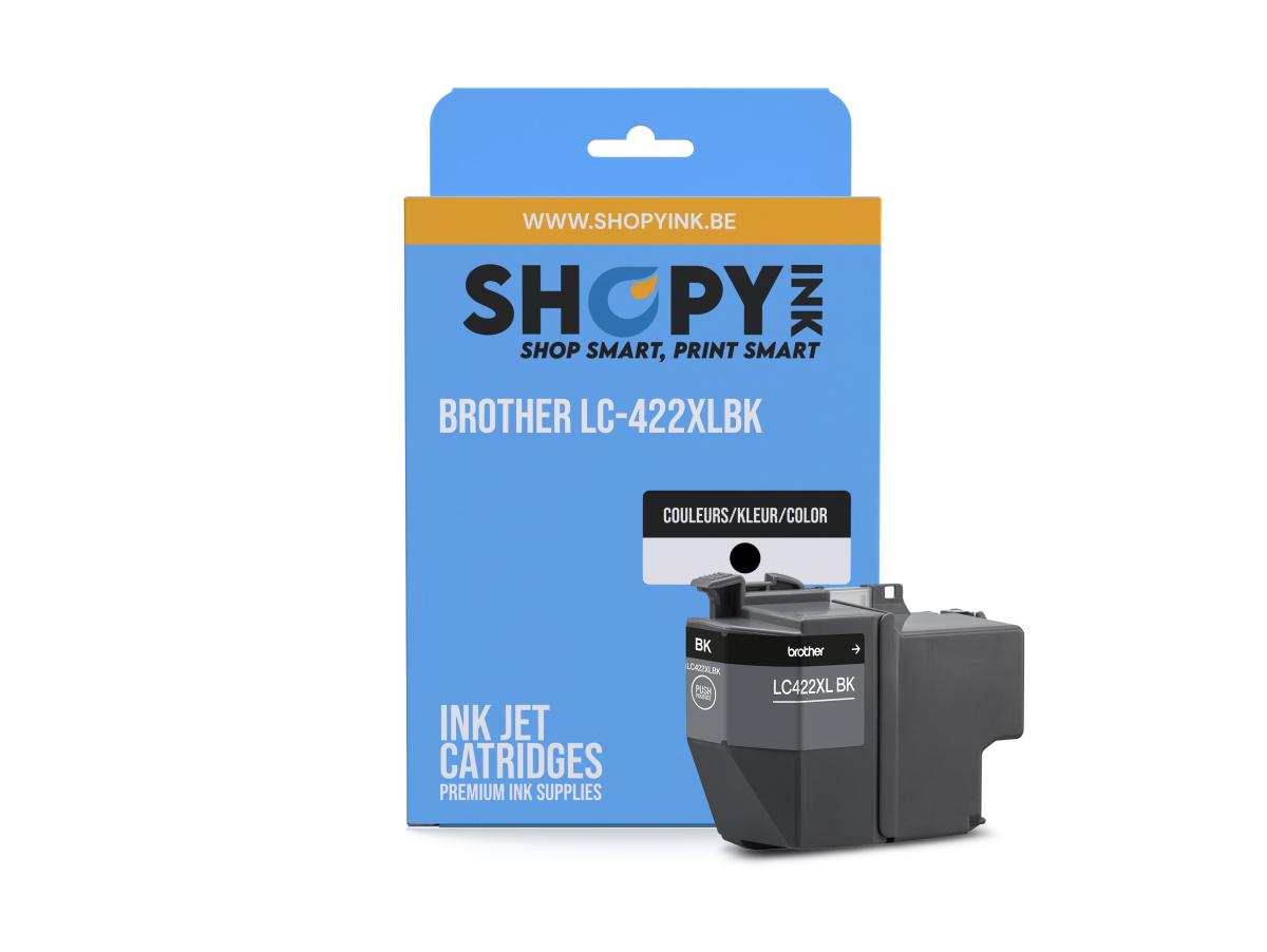 Brother 422 Zwart – Brother 422 XL (LC-422XLBK) – Inktcartridge Zwart Compatibel – ShopyInk België