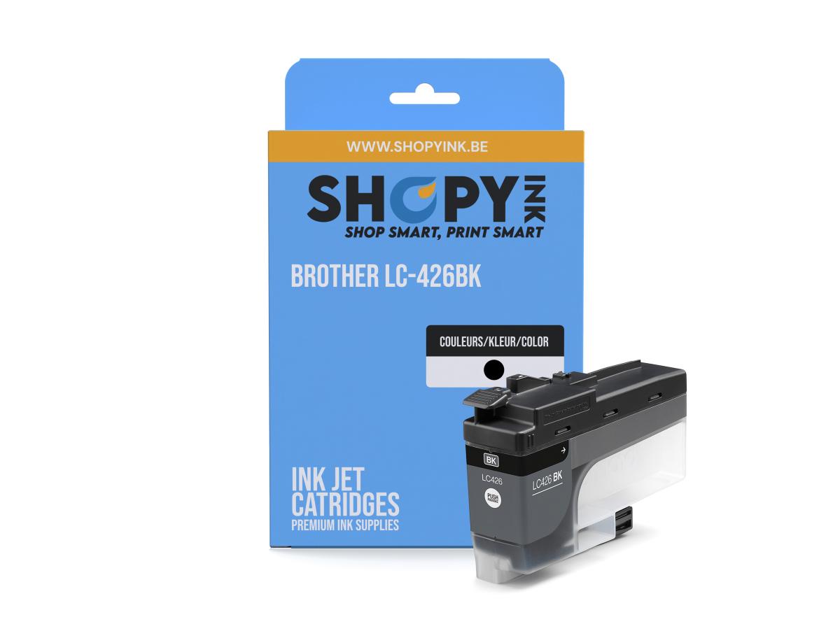 Brother 426 Zwart – Brother 426 (LC-426BK) – Inktcartridge Zwart Compatibel – ShopyInk België