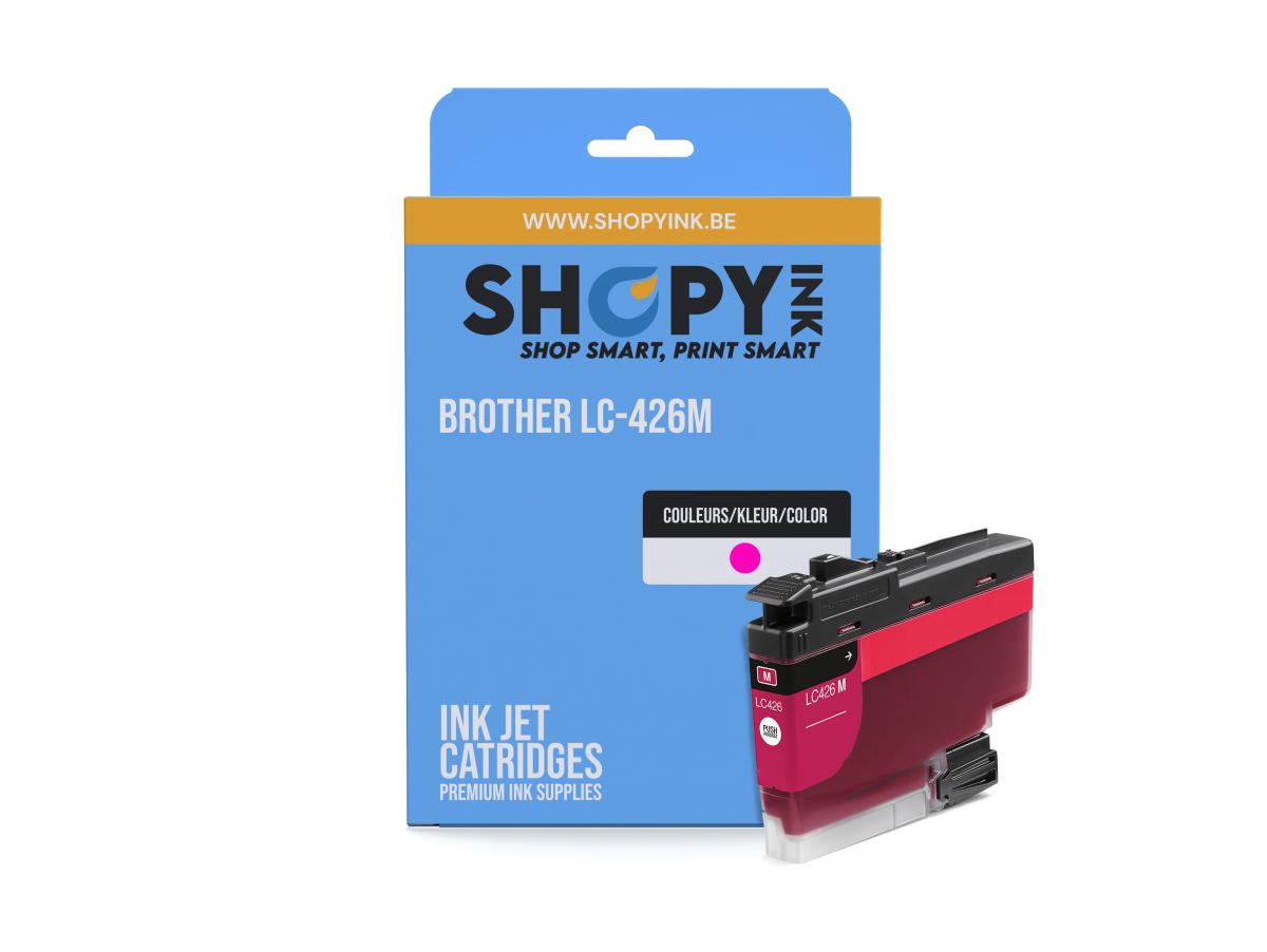 Brother 426 Magenta – Brother 426 (LC-426M) – Inktcartridge Magenta Compatibel – ShopyInk België