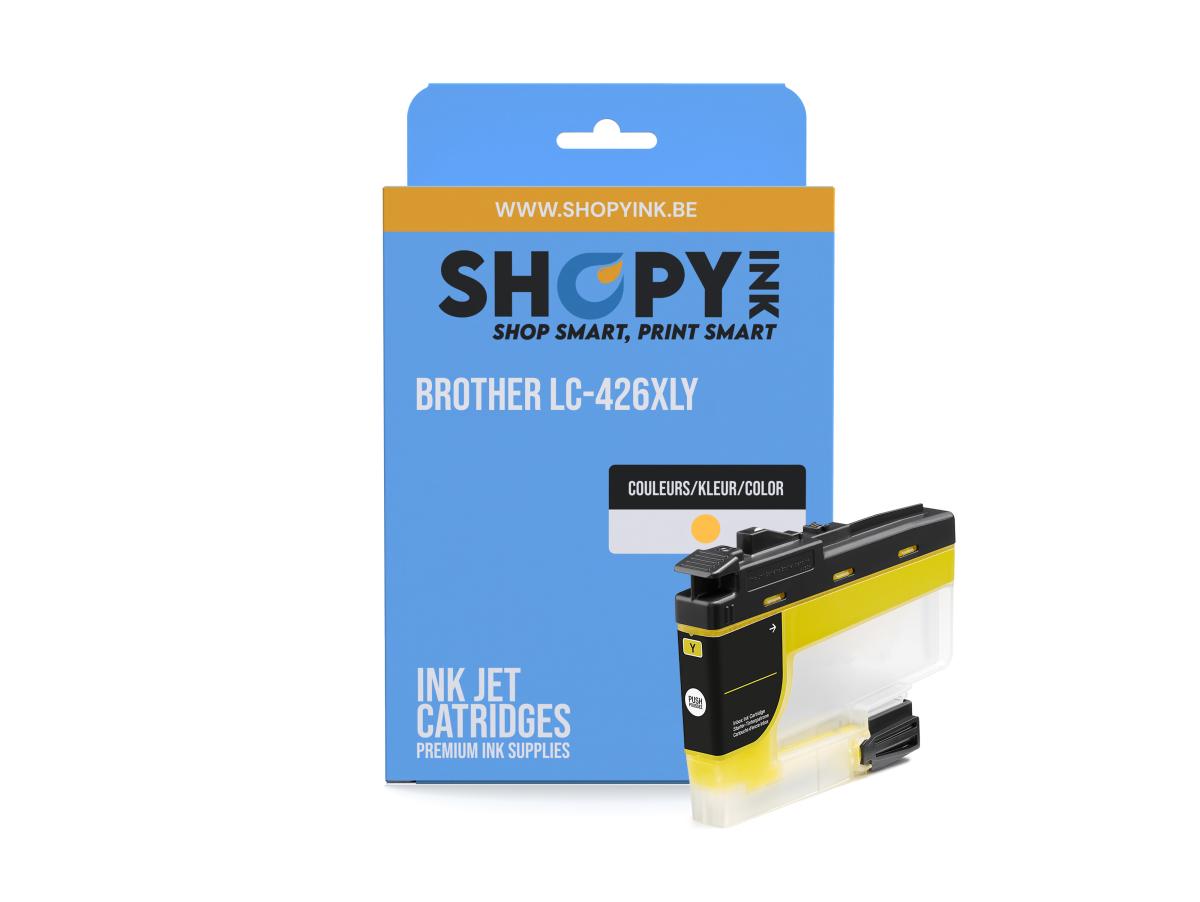 Brother 426 Geel – Brother 426 (LC-426XLY) – Inktcartridge Geel Compatibel – ShopyInk België