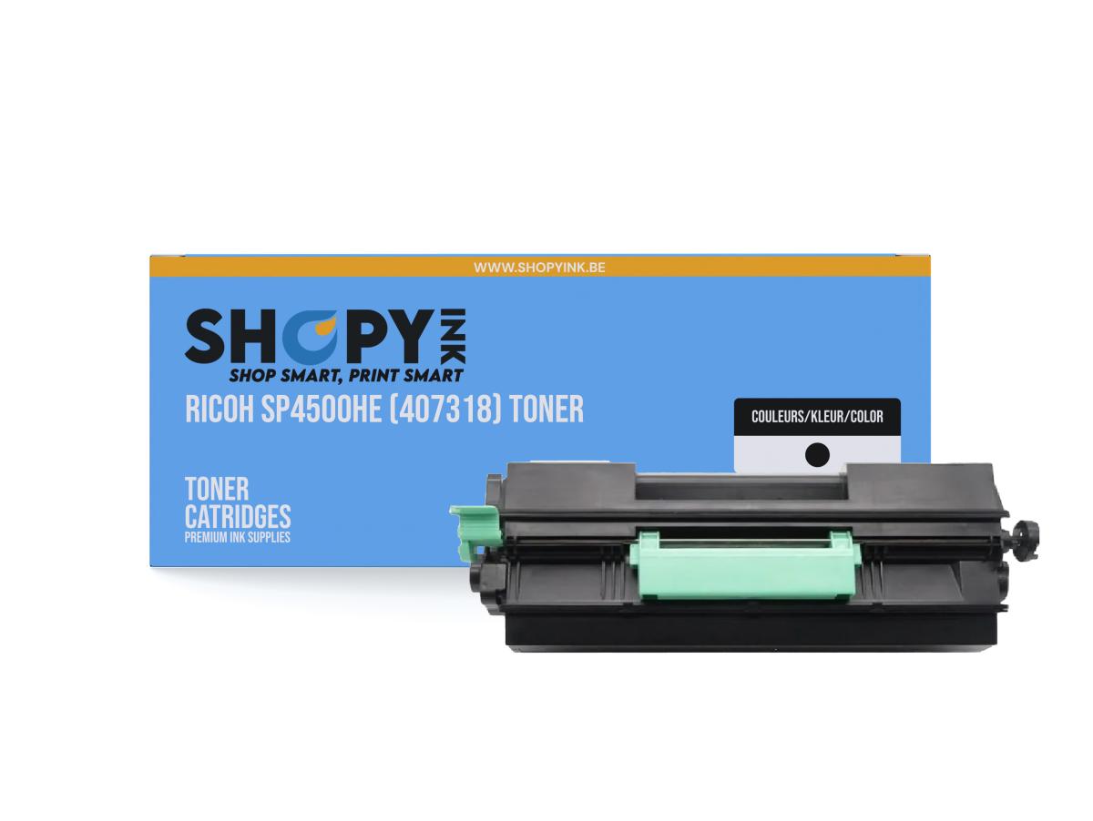 Ricoh 4500 Zwart – Ricoh 4500 (407318) – Toner Zwart Compatibel – ShopyInk België