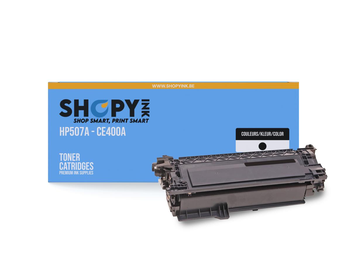 Hp 507 Zwart – HP 507A (CE400A) – Toner Zwart Compatibel – ShopyInk België