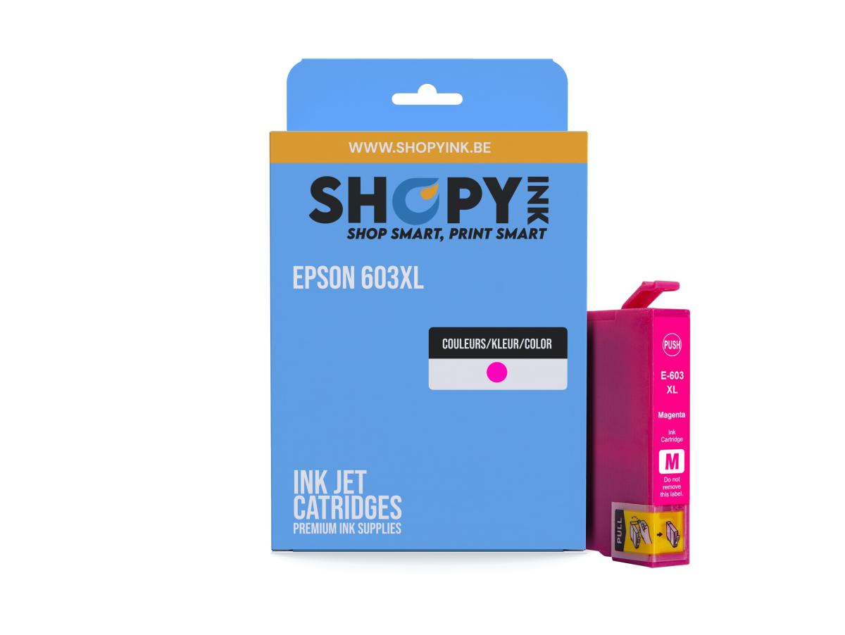 Epson 603 Magenta – Epson 603 XL (C13T03A34010) – Inktcartridge Magenta Compatibel – ShopyInk België