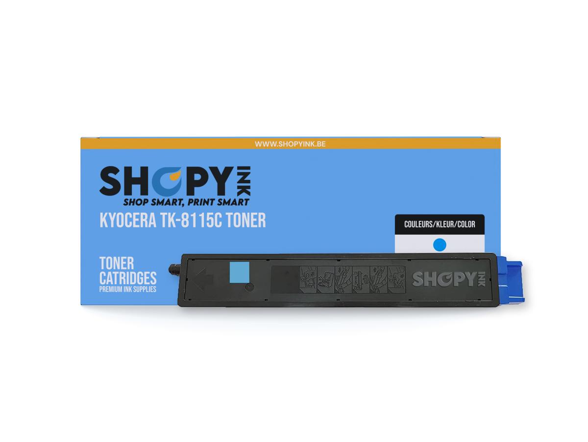 Kyocera 8115 Cyaan – Kyocera 8115 (TK-8115C) – Toner Cyaan Compatibel – ShopyInk België