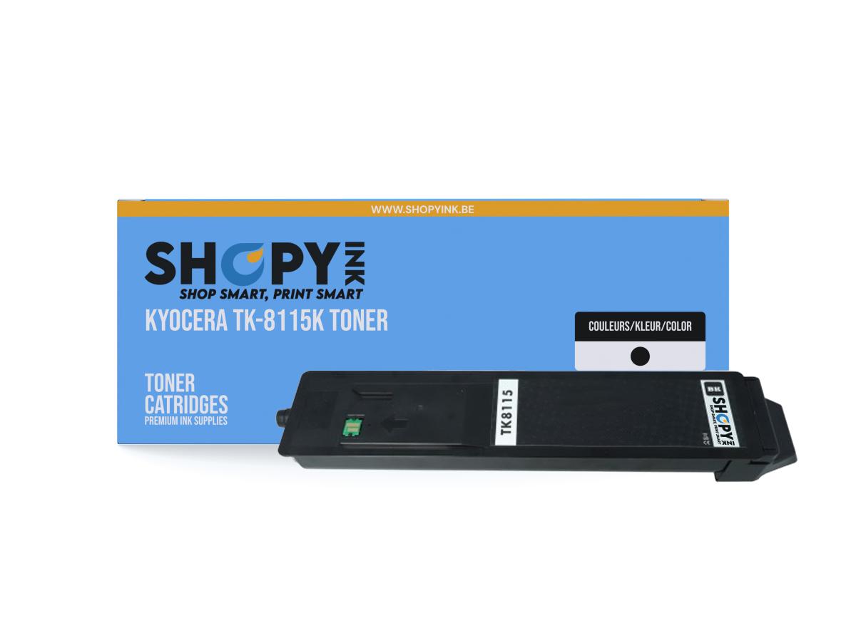 Kyocera 8115 Zwart – Kyocera 8115 (TK-8115K) – Toner Zwart Compatibel – ShopyInk België