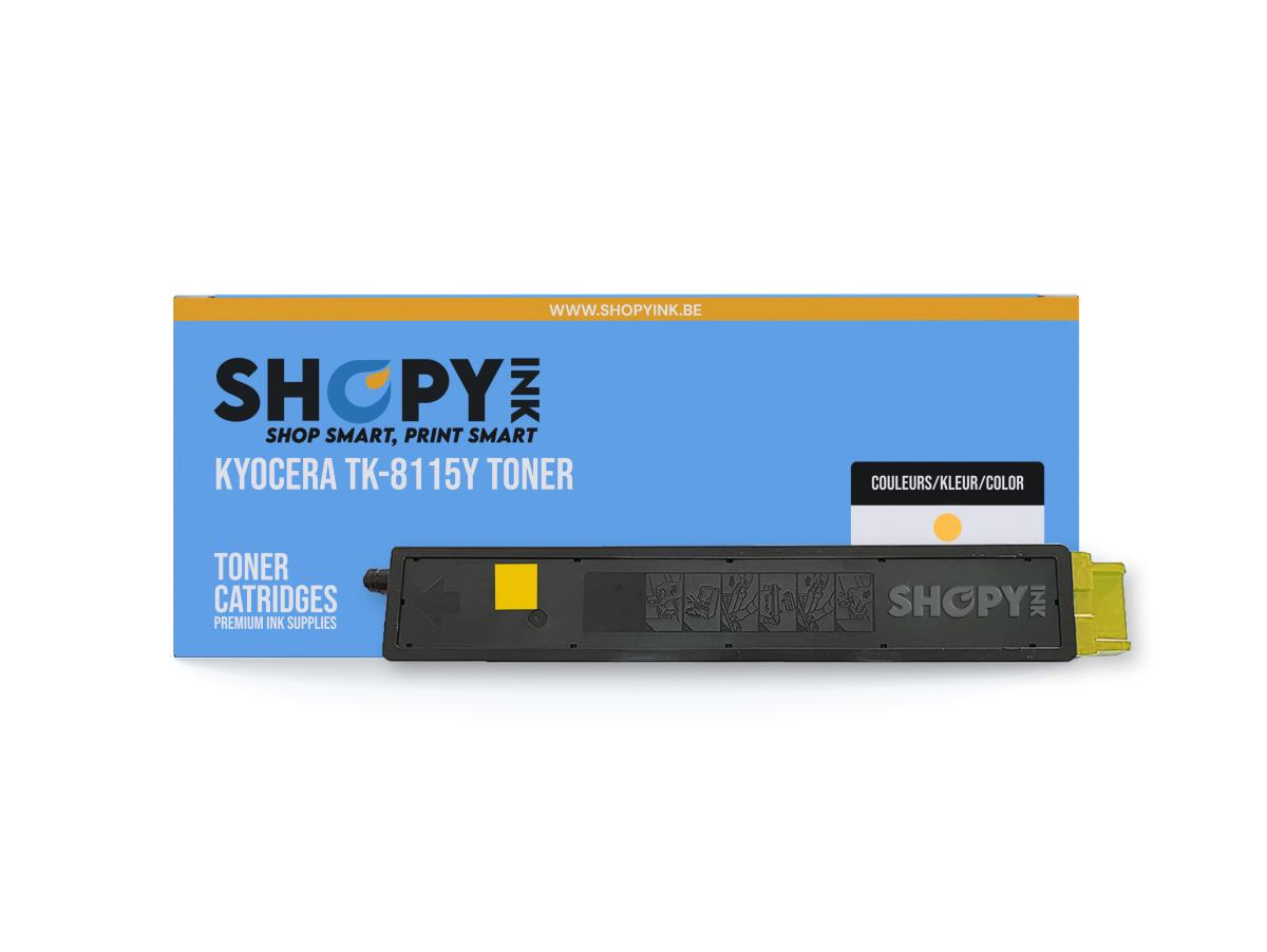 Kyocera 8115 Geel – Kyocera 8115 (TK-8115Y) – Toner Geel Compatibel – ShopyInk België