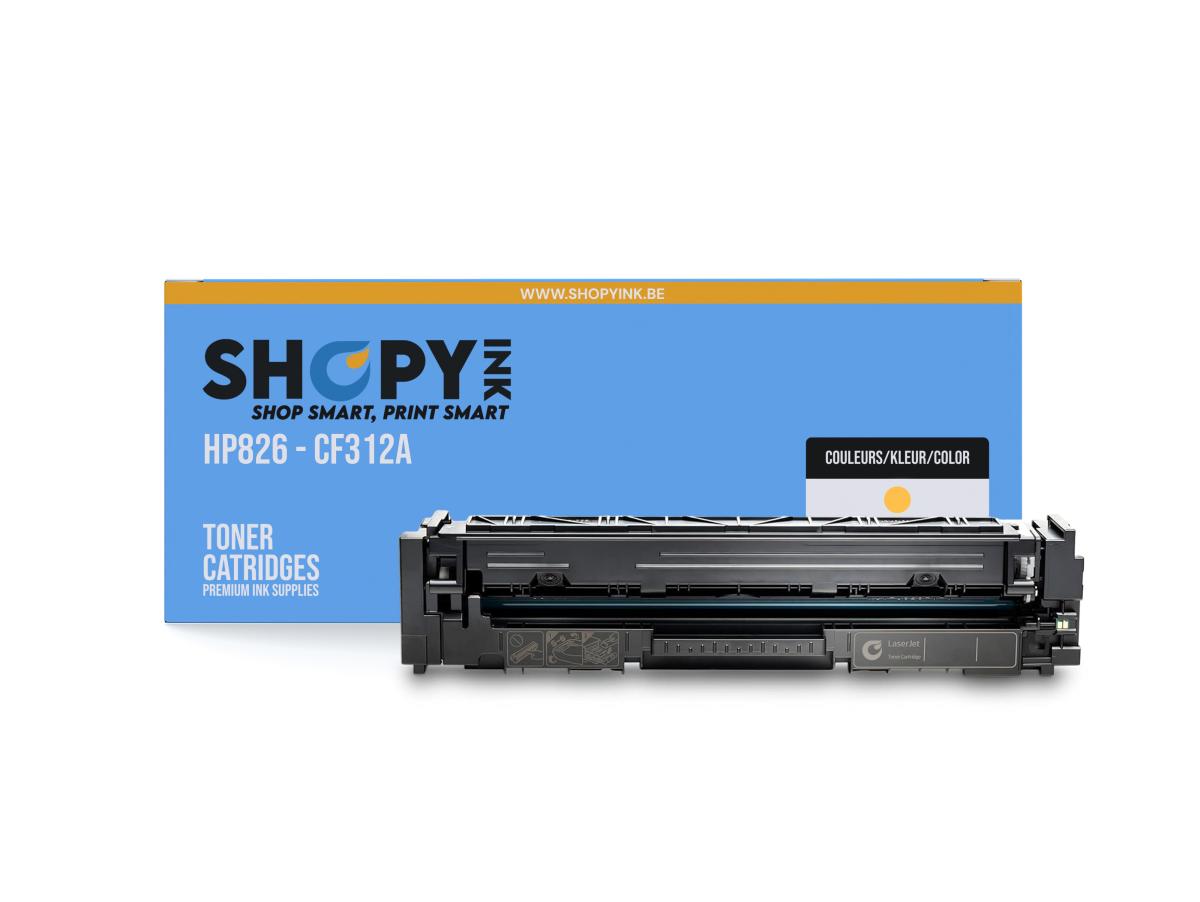 Hp 826 Geel – HP 826 (CF312A) – Toner Geel Compatibel – ShopyInk België