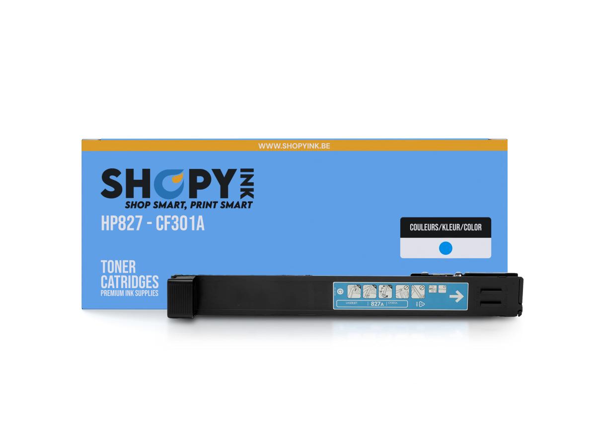 Hp 827 Cyaan – HP 827 (CF301A) – Toner Cyaan Compatibel – ShopyInk België