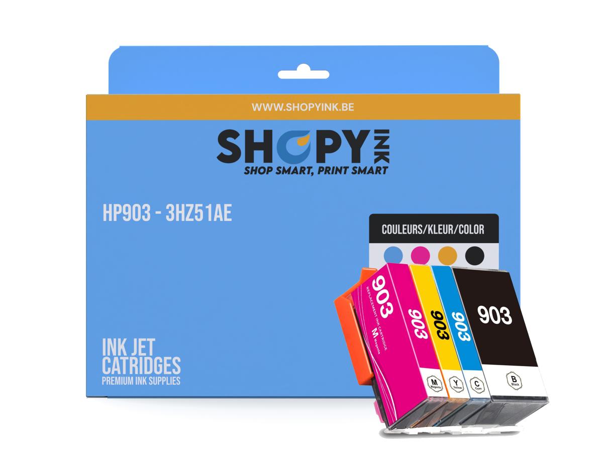 Hp 903 Pack – HP 903 (3HZ51AE) – Inktcartridge Pack Compatibel – ShopyInk België