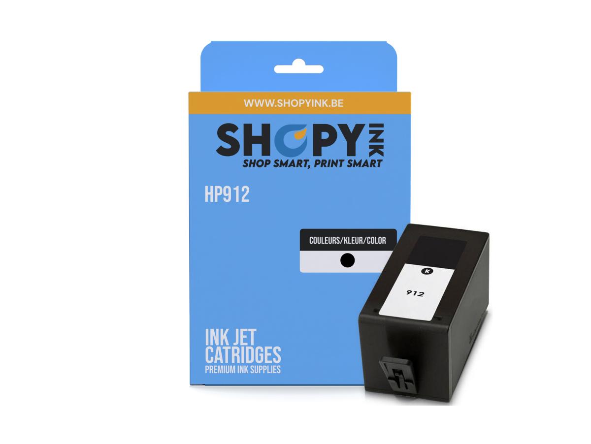 Hp 912 Zwart – HP 912 (3YL80AE) – Inktcartridge Zwart Compatibel – ShopyInk België