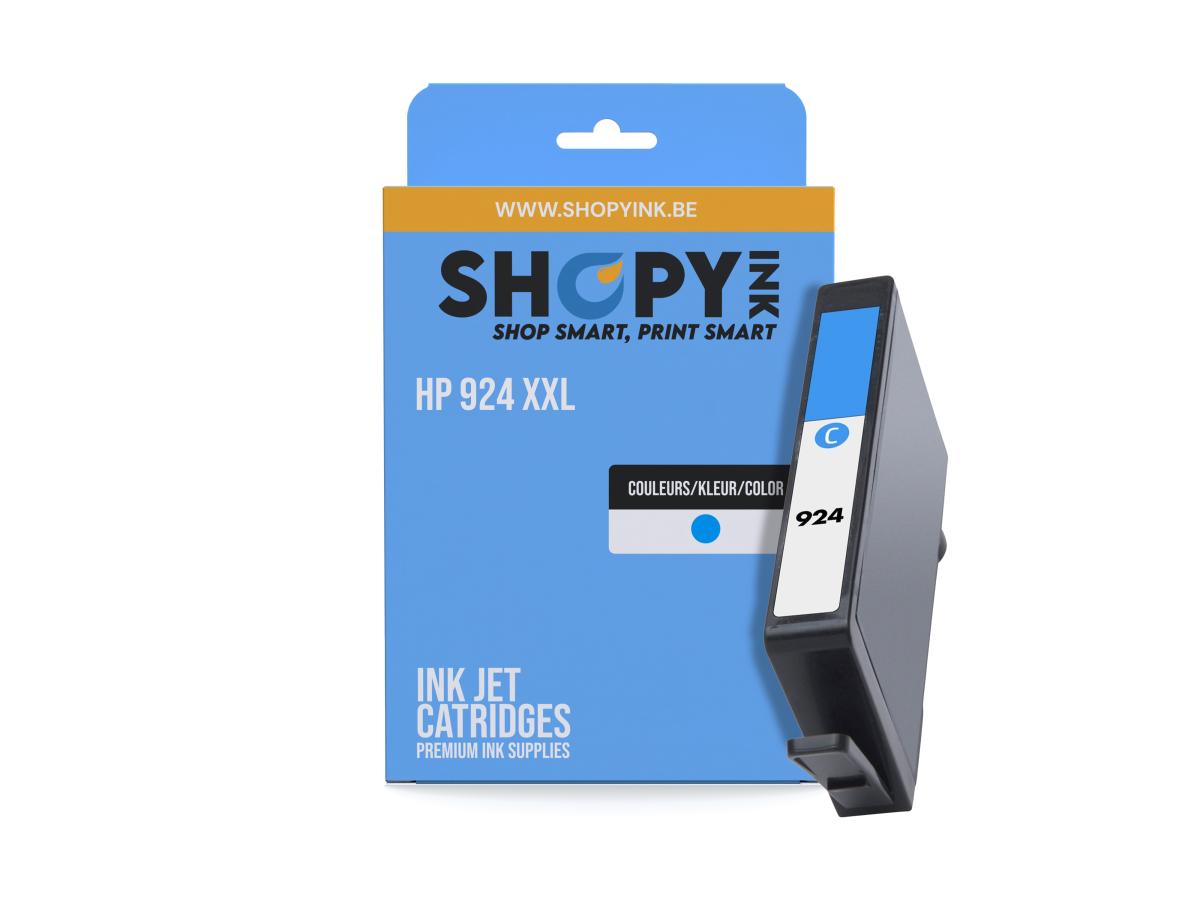 Hp 924 Cyaan – HP 924 (4K0U3NE) – Inktcartridge Cyaan Compatibel – ShopyInk België