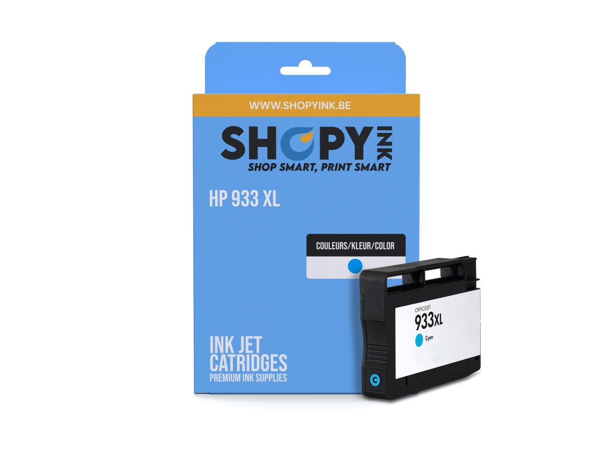 Hp 933 Cyaan – HP 933 XL (CN054AE) – Inktcartridge Cyaan Compatibel – ShopyInk België