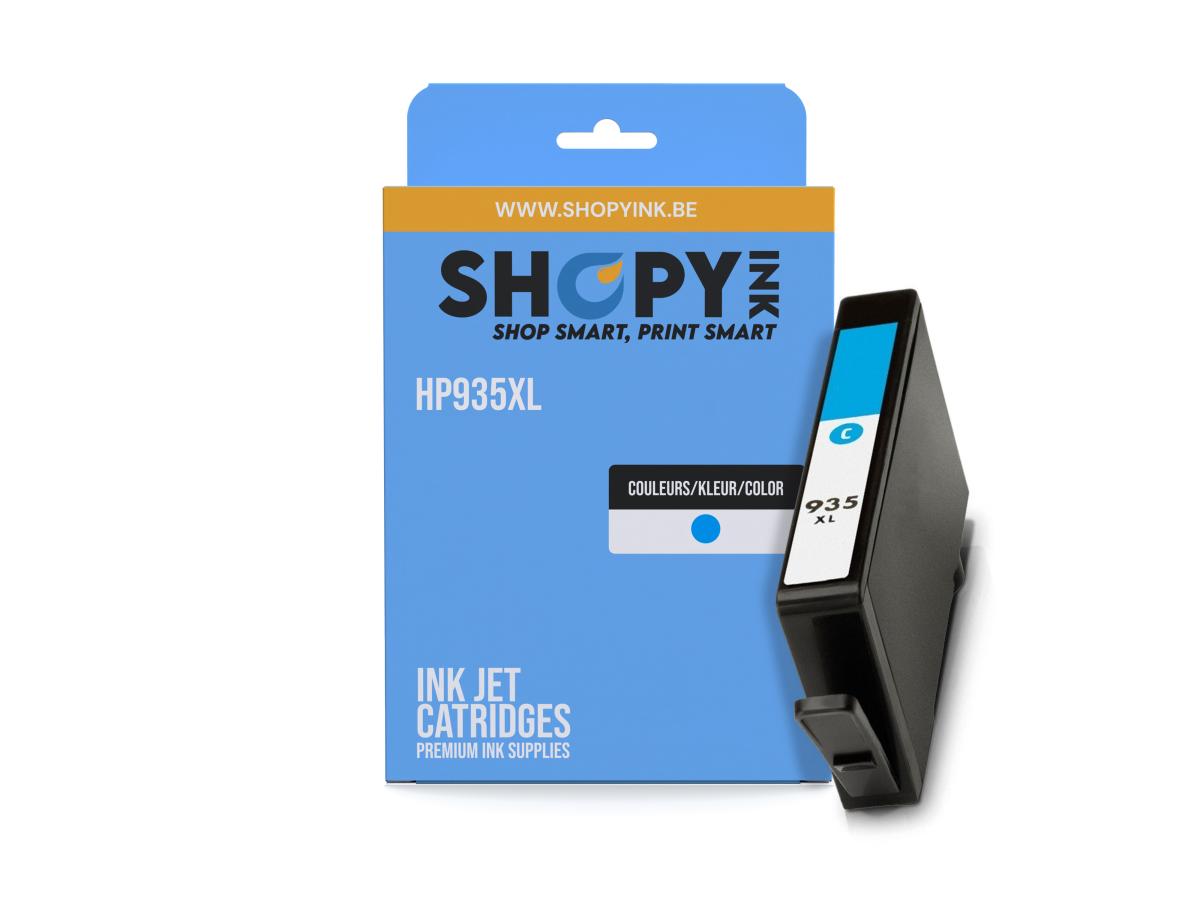 Hp 935 Cyaan – HP 935 XL (C2P24AE) – Inktcartridge Cyaan Compatibel – ShopyInk België