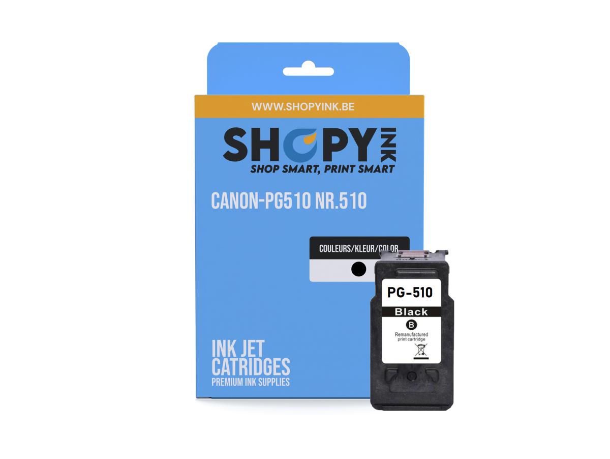 Canon PG-510 Zwart – Canon PG-510 (PG-510) – Inktcartridge Zwart Compatibel – ShopyInk België