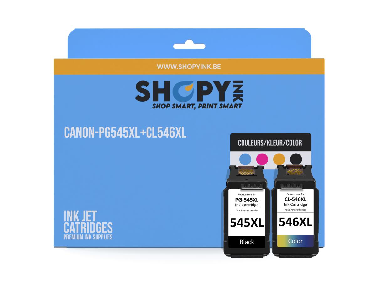 Canon PG-545 Pack – Canon PG-545 (PG-545XL / CL-546XL) – Inktcartridge Pack Compatibel – ShopyInk België