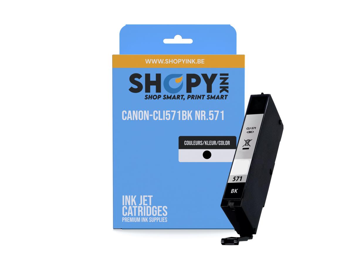 Canon PGI-570 Zwart – Canon CLI-571 (CLI-571BK) – Inktcartridge Zwart Compatibel – ShopyInk België