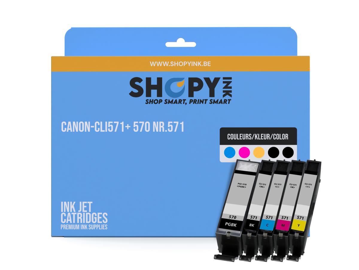 Canon PGI-570 Pack – Canon PGI-570 (PGI-570PGBK XL) – Inktcartridge Pack Compatibel – ShopyInk België