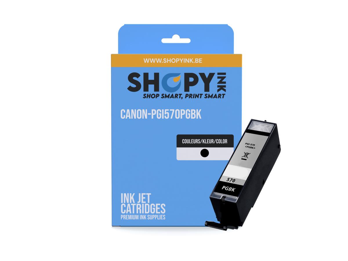 Canon PGI-570 Zwart – Canon PGI-570 (PGI-570PGBK) – Inktcartridge Zwart Compatibel – ShopyInk België