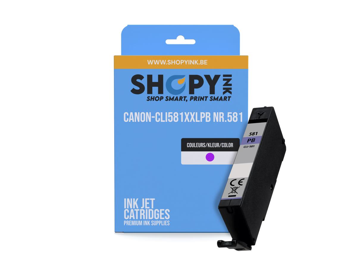 Canon PGI-580 Paars – Canon CLI-581 (CLI-581XXL PB) – Inktcartridge Paars Compatibel – ShopyInk België