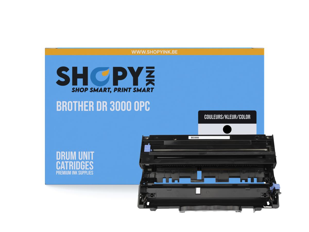 Brother DR-3000 Zwart – Brother DR 3000 (DR 3000) – Trommel Zwart Compatibel – ShopyInk België