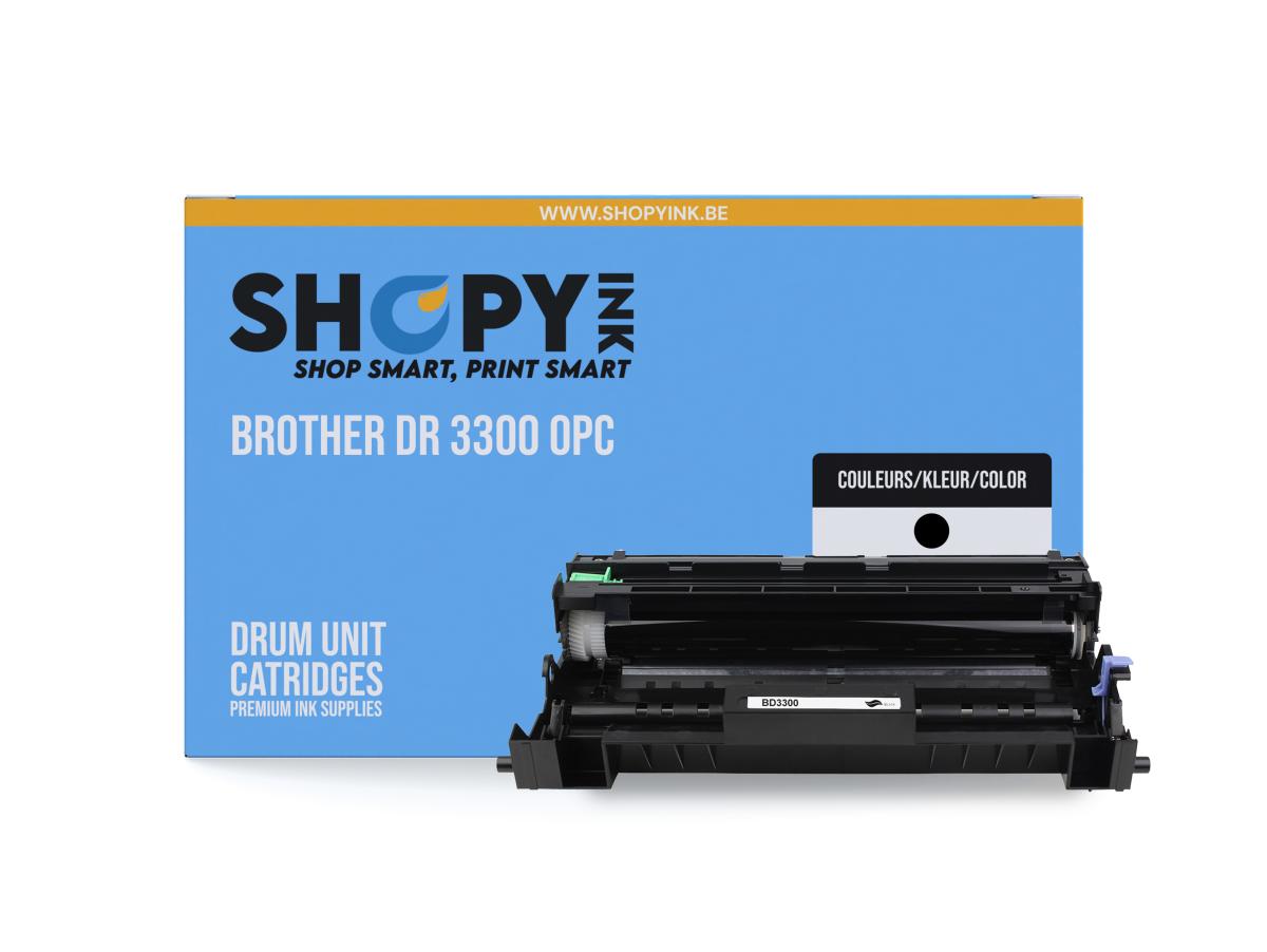 Brother DR3300 Zwart – Brother DR 3300 (DR 3300) – Trommel Zwart Compatibel – ShopyInk België
