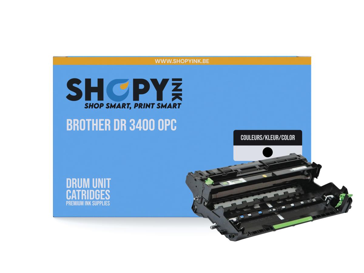 Brother DR3400 Zwart – Brother DR 3400 (DR 3400) – Trommel Zwart Compatibel – ShopyInk België