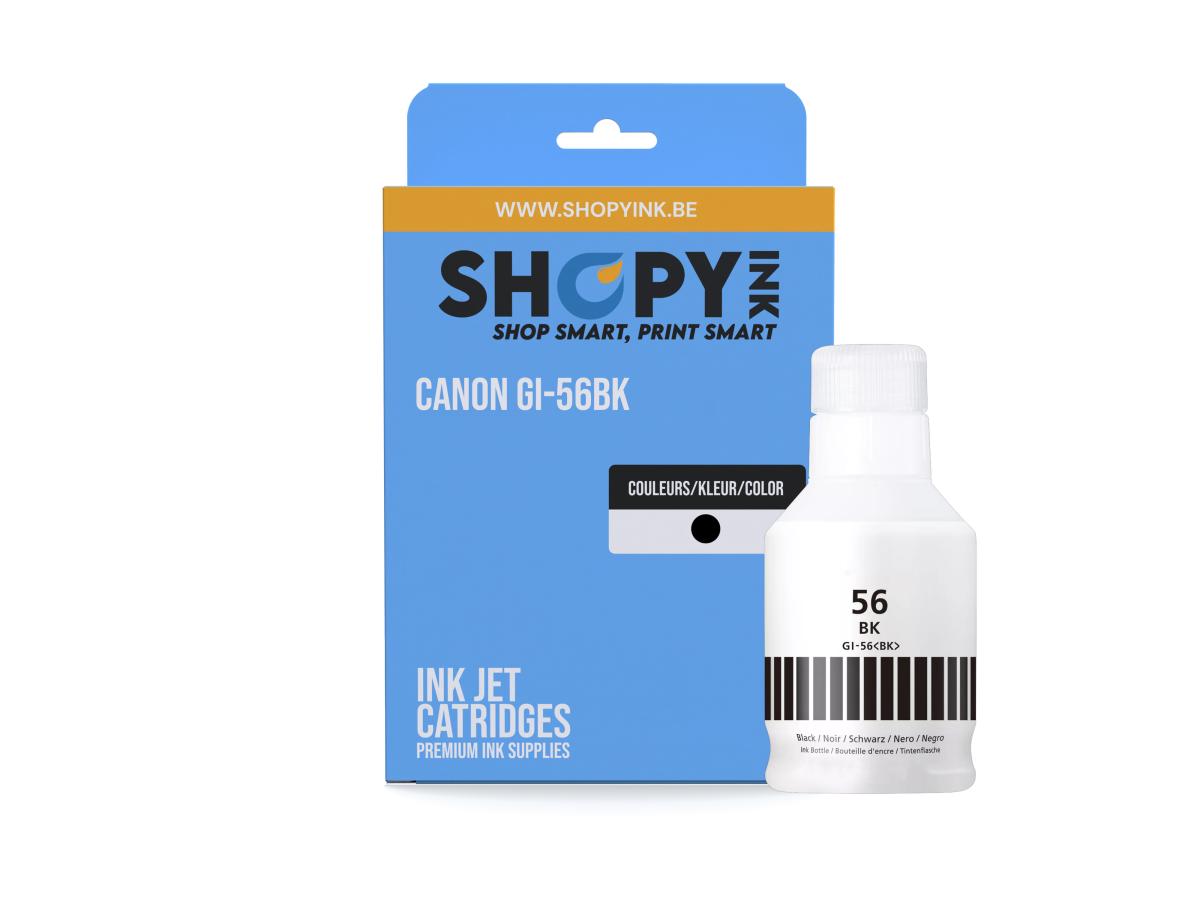 Canon GI56 Zwart – Canon GI56 (GI-56BK) – Inktcartridge Zwart Compatibel – ShopyInk België