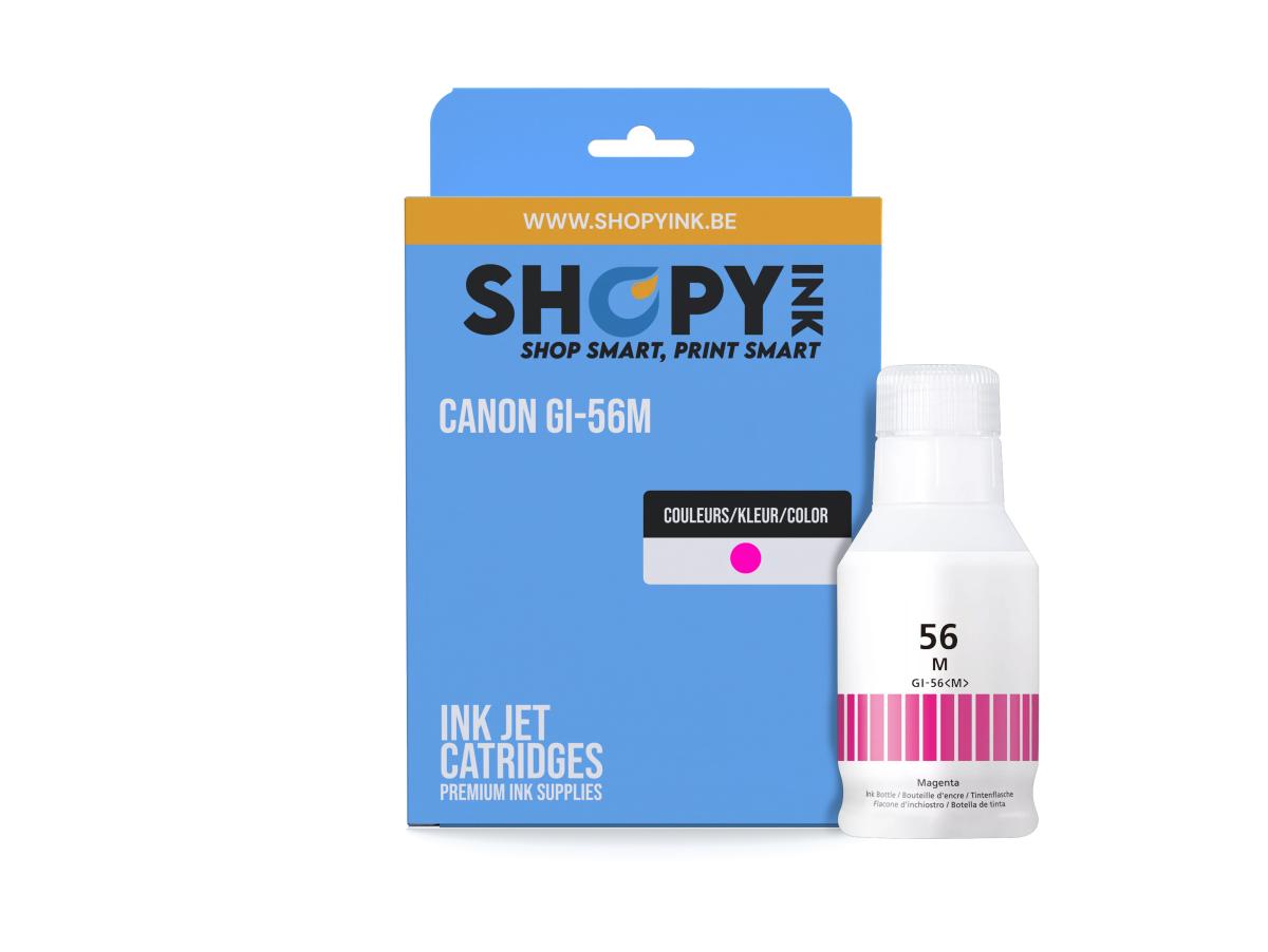 Canon GI56 Magenta – Canon GI56 (GI-56M) – Inktcartridge Magenta Compatibel – ShopyInk België