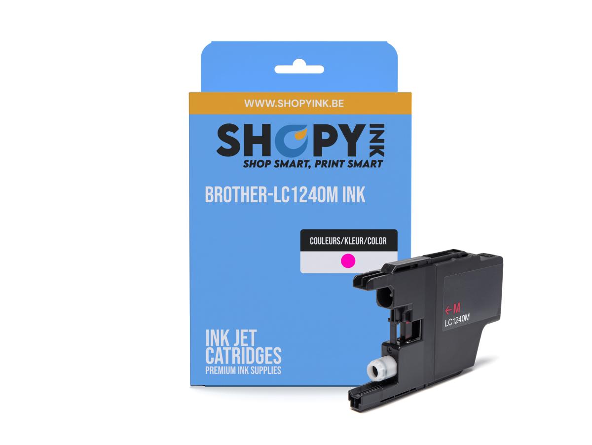 Brother LC-1240 Magenta – Brother LC-1240 (LC-1240M) – Inktcartridge Magenta Compatibel – ShopyInk België