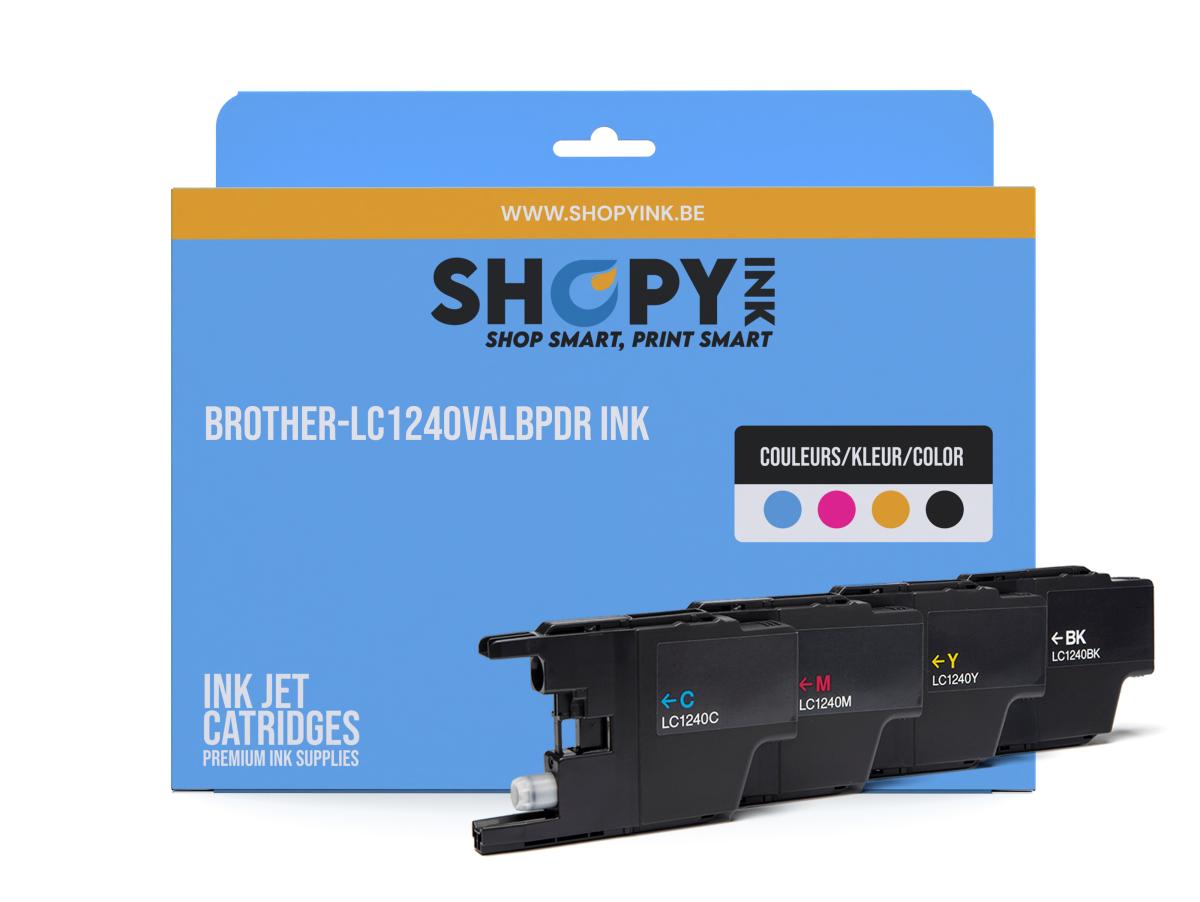 Brother LC-1240 Pack – Brother LC-1240 (LC-1240VALBP) – Inktcartridge Pack Compatibel – ShopyInk België