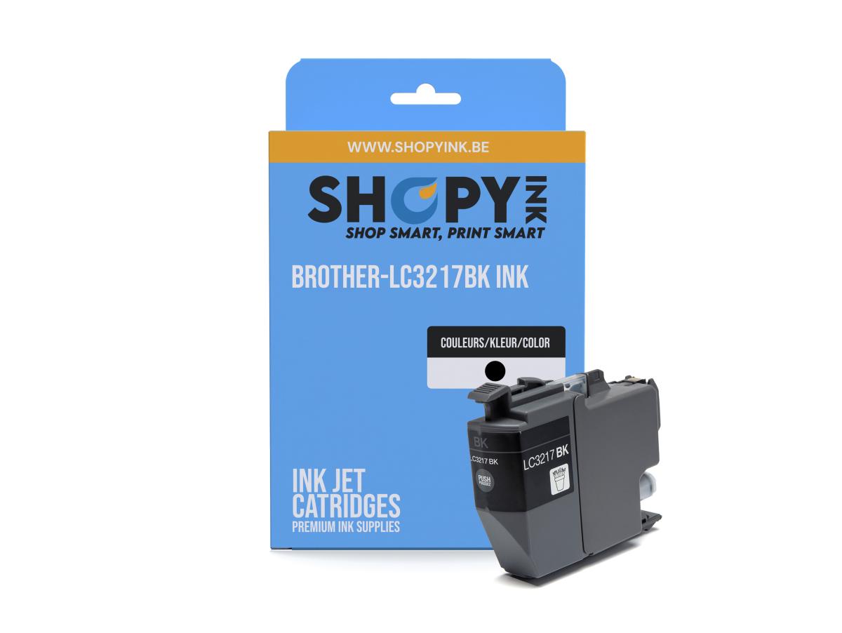 Brother LC-3217 Zwart – Brother LC-3217 (LC-3217BK) – Inktcartridge Zwart Compatibel – ShopyInk België