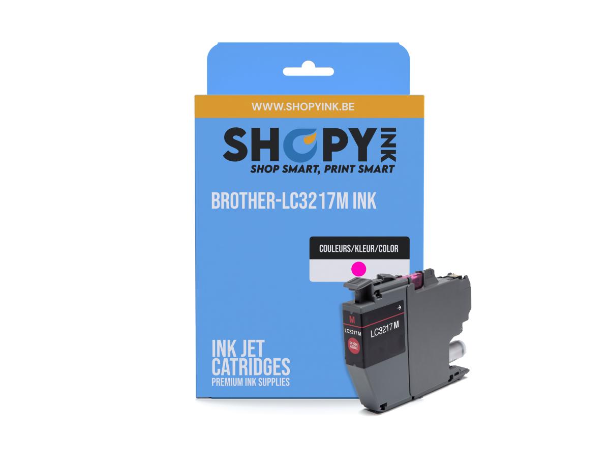 Brother LC-3217 Magenta – Brother LC-3217 (LC-3217M) – Inktcartridge Magenta Compatibel – ShopyInk België
