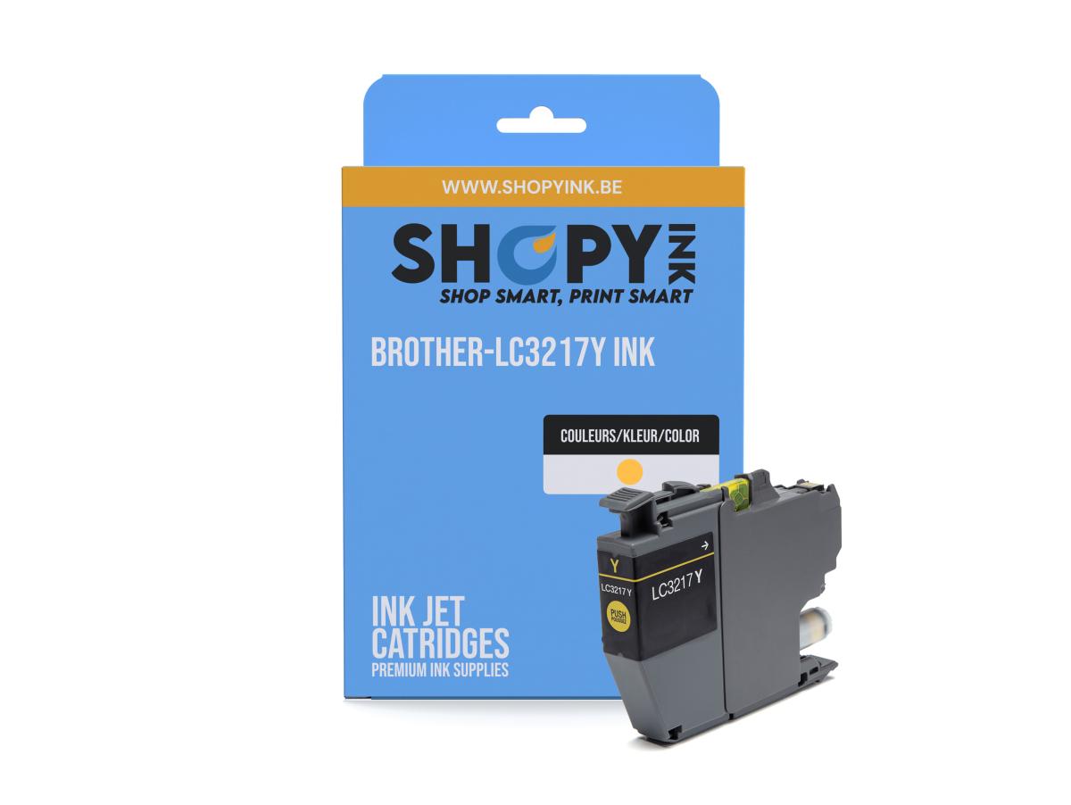Brother LC-3217 Geel – Brother LC-3217 (LC-3217Y) – Inktcartridge Geel Compatibel – ShopyInk België